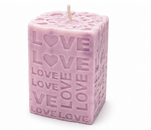Rectangular Love Candle