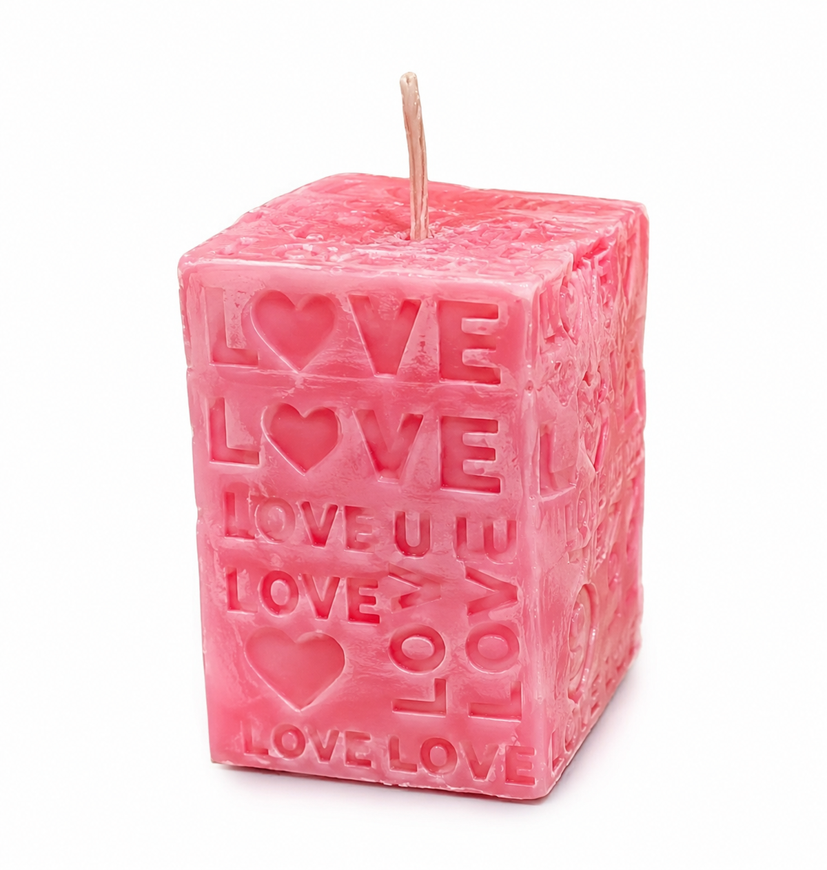 Rectangular Love Candle