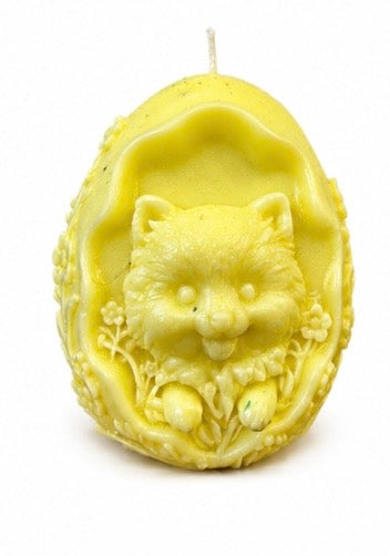 Wolf Baby Candle