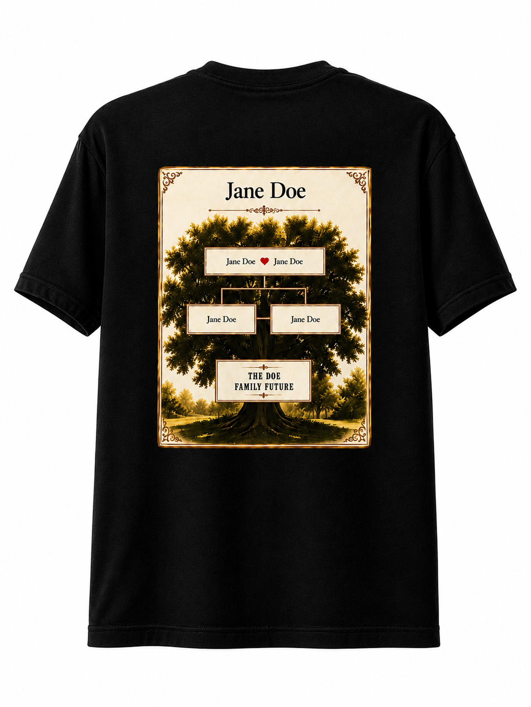 Family Tree Shirt Adult Sizes